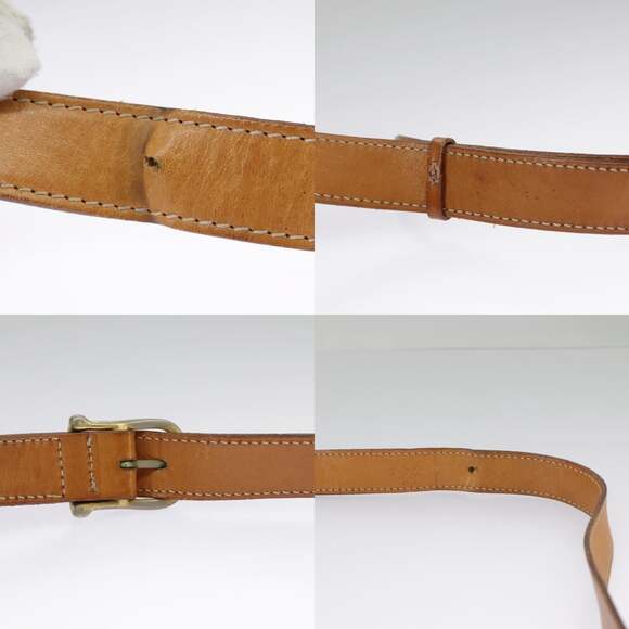 CELINE Macadam Canvas Shoulder Bag Pvc Leather Brown Gold - Picture 10 of 13